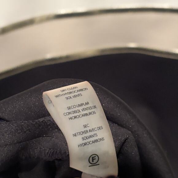 Calvin Klein Womens Sz 8 Sleeveless Color Block Black White Sheath Formal Dress - Picture 7 of 7